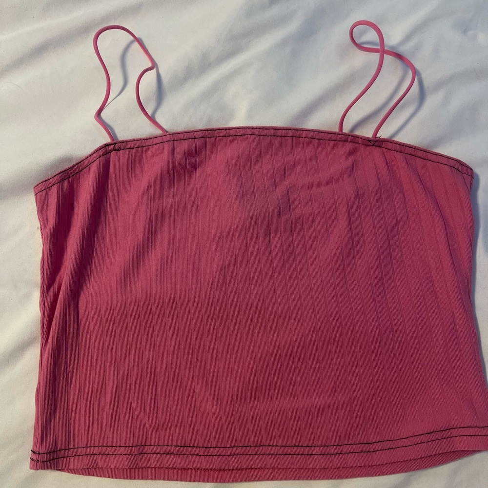Pink crop top!